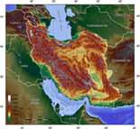 Iran Topography