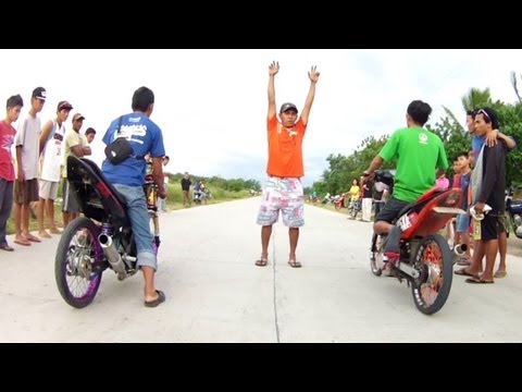 RAIDER METHANOL vs SNIPER UNLEADED drag racing suzuki yamaha