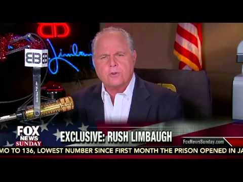 Fox News Sunday Chris Wallace Interviews Rush Limbaugh About Current Events Ferguson MO NYT Protests