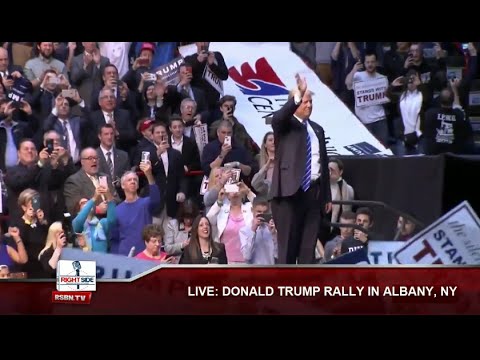 Full Speech: Donald Trump HUGE Rally- 20,000+ in Albany, NY (4-11-16)