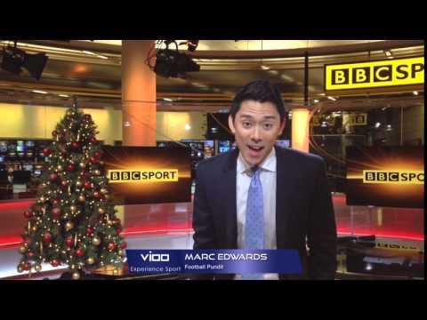 Football pundit Marc Edwards from BBC Sport wishes Vioo fans a Merry Christmas