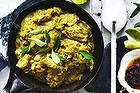 Sri Lankan chicken curry.