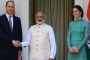 NEW DELHI, INDIA - APRIL 12:  Britain's Prince William, Duke of Cambridge (L) shakes hands with Indian Prime Minister ...