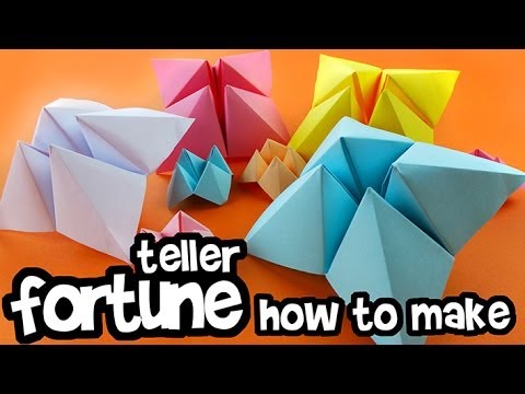 How to make - Paper Fortune Teller