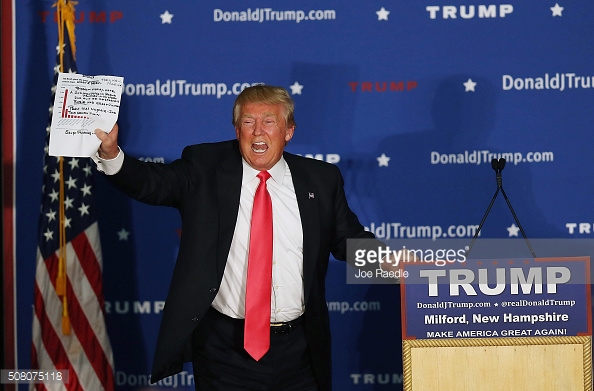 Donald Trump Holds Campaign Rally In NH After Iowa Caucuses