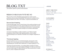 Blog.txt for WordPress