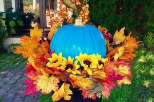 Teal pumpkins