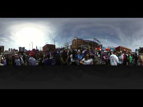 360 VIDEO: Outside Coors Field at the Rockies home opener