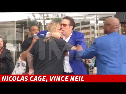 Vince Neil -- Fights Nic Cage after Allegedly Attacking Woman