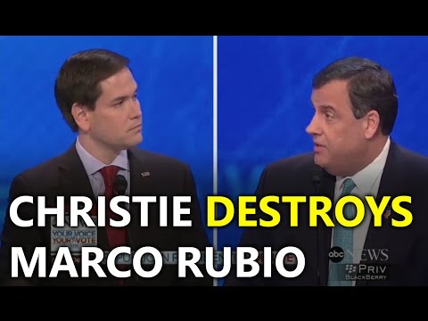 Chris Christie DESTROYS Marco Rubio (Full Clip)