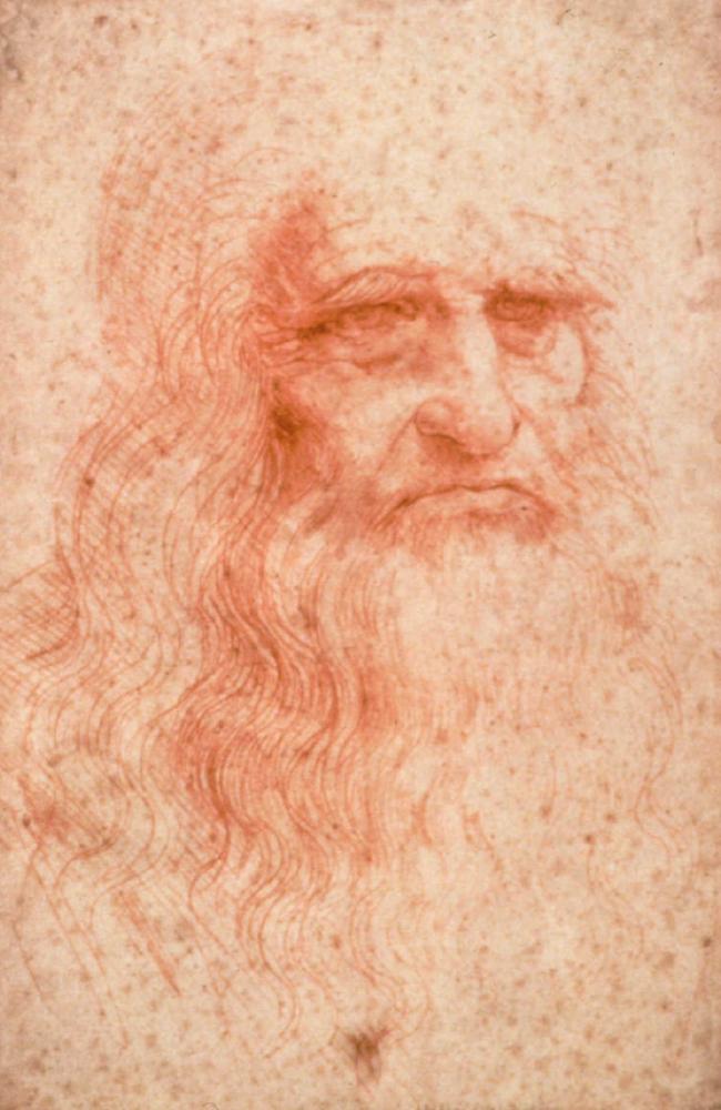 Flawed genius ... A self portrait by Leonardo da Vinci.