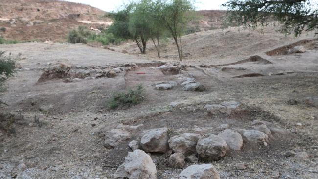 Remains of Iron Age fortifications in the lower city section of the Philistine city of Gath. Source: Professor Aren Maeir.