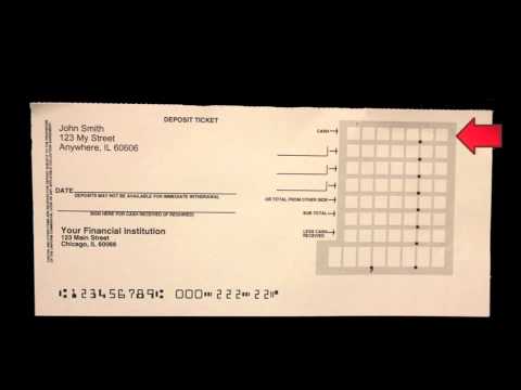 How to Fill Out a Deposit Slip - Carousel Checks