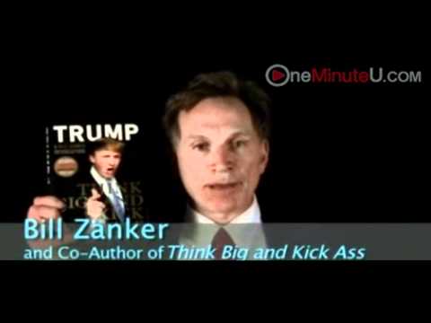 DONALD TRUMP & BILL ZANKER "Think Big and Kick Ass" Book Promo #1