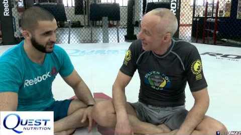 Brazilian Jiu-Jitsu - Discussion and Technique - Escape Knee on Belly with Silver Fox - Firas Zahabi YouTube Thumbnail