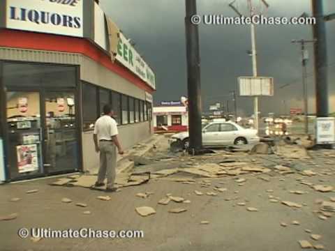 Extreme Wind Video - Derecho Downburst in Hudson Oaks, Texas