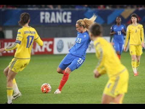 France-Ukraine Féminines, 4-0 : les buts et la qualif. en 3 mn/HD