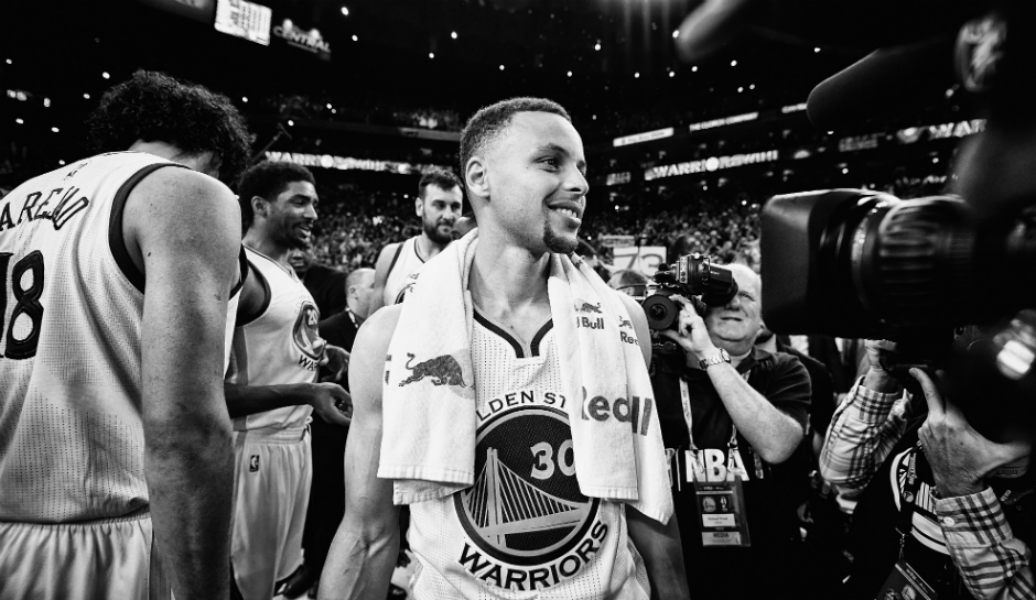 Golden State Warriors Curry Celebrates 73rd win