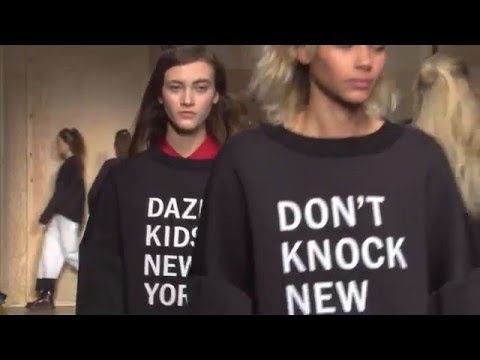 DKNY Fall 2016 Runway Show Video