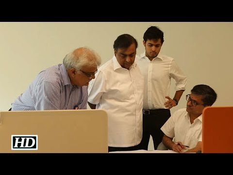 Mukesh Ambani's day out at Jio 'open office'