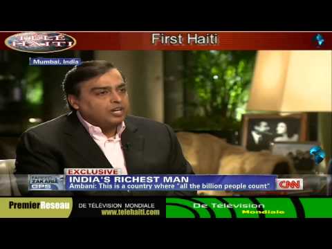 India Richest Man:- Mukesh Ambani Television Interview With FAREED ZAKARIA