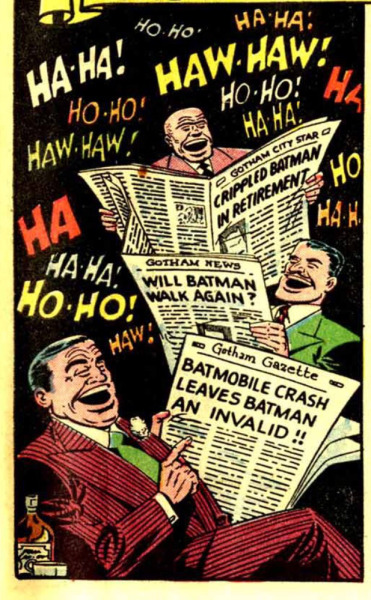 tompeyer:

Not funny, you guys
Detective Comics #156, Feb 1950. Joe Samachson, Dick Sprang, Charles Paris.