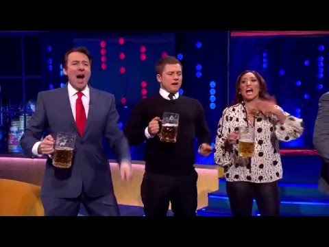 Luke Evans And Hugh Jackman's Gaston Sing Off - The Jonathan Ross Show