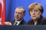 Turkish Prime Minister Recep Tayyip Erdogan and German Chancellor Angela Merkel.