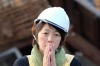 A resident in front of a damaged house in Mashiki, Kumamoto prefecture, in southern Japan on Saturday. 