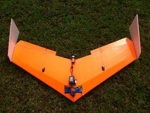 Build Super Simple Flying Wing ( delta wing ) RC - High Speed - (Tiko V3)