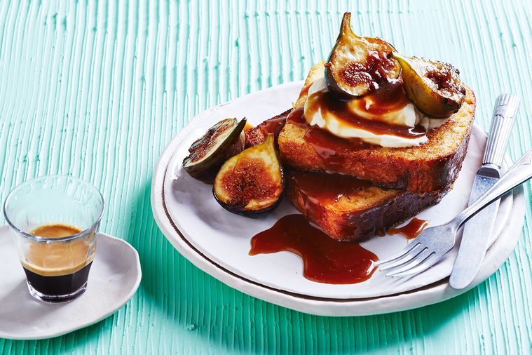 Fig and caramel French toast for your fancy brunch