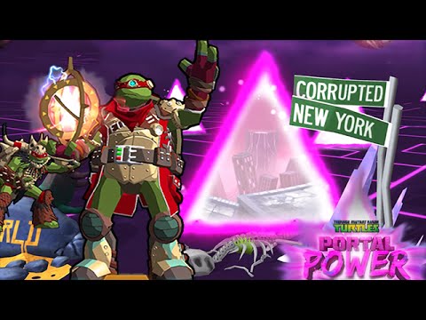 TMNT - Portal Power Entering The CORRUPTED NEW YORK CITY Nickelodeon Kids Game!