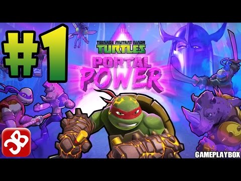 TMNT - Portal Power - New York City - iOS/Android - Gameplay Video - Part 1