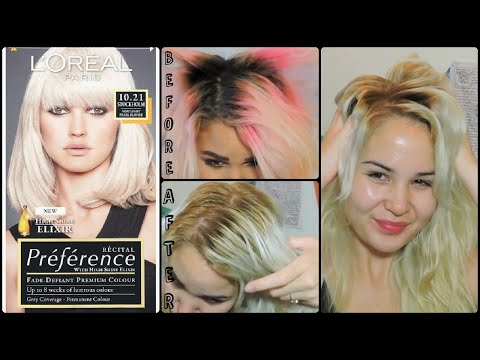 ♡L'oreal Superior Preference Hair Dye in Alaska Demo & Review♡