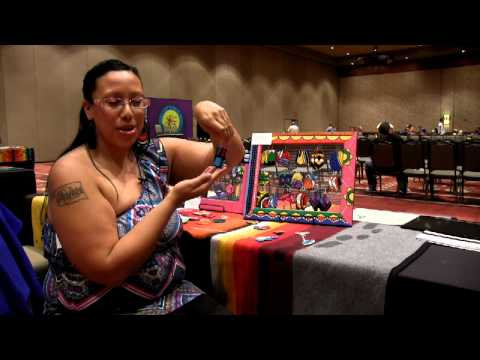 Kristin Gentry - Choctaw Artist @ Albuquerque, N.M. Cultural Meeting