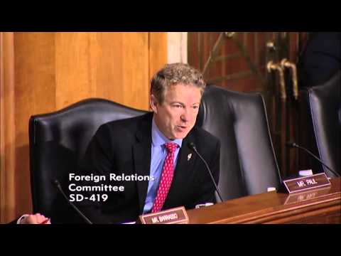 Sen. Rand Paul Questions Sec. John Kerry at SFRC Hearing on State Department Budget - Feb. 23, 2016