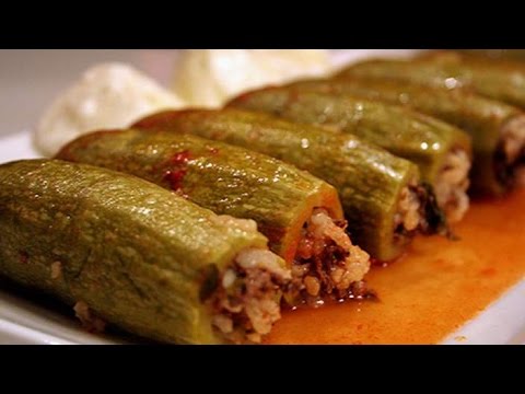 Stuffed zucchini (kousa mahshi) - Lebanese Cuisine