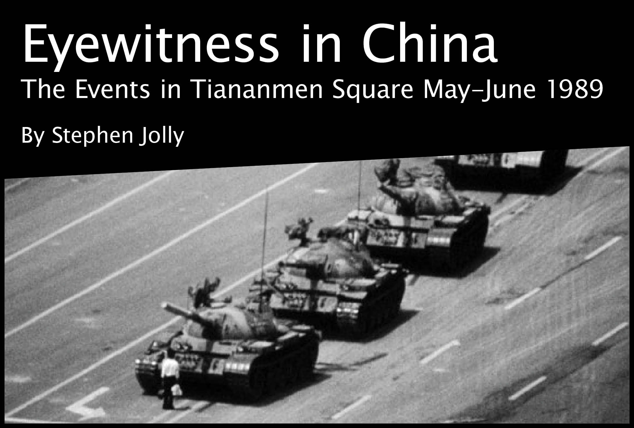 Eyewitness in China