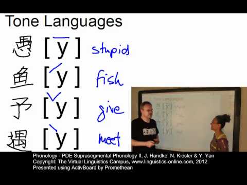 Phonology - PDE Suprasegmental Phonology II (Tonal Effects)