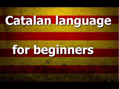 Catalan language Lesson 1