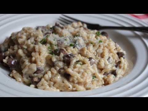 Baked Mushroom Risotto - "Cheater" Oven Risotto Method - Perfect Everytime!