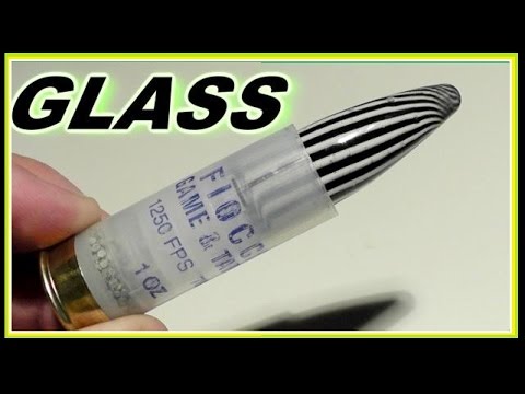 Custom Made Borosilicate Glass BULLETS Experiment