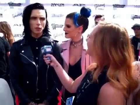 Juliet Simms and Andy Biersack, interview 2