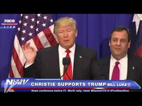 Chris Christie Endorses Trump - FULL PRESS CONFERENCE