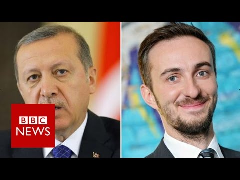 Merkel allows inquiry into comic's Erdogan insult - BBC News