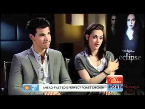 Taylor Lautner and Kristen Stewart Funny Moments