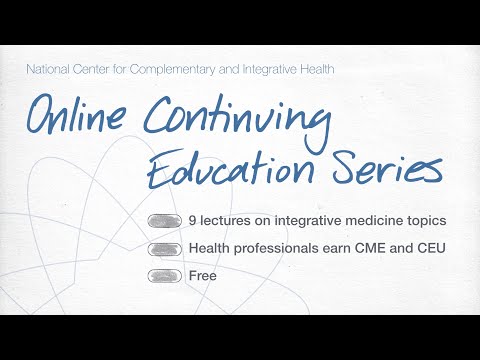 NCCIH Online Continuing Education Series