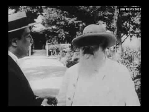 Claude Monet - Filmed Painting Outdoors (1915)