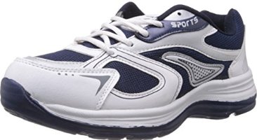 Vokstar Men's White and Blue Running Shoes - 6 UK (V-223)