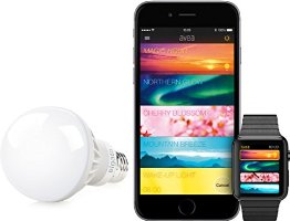 Elgato Avea Bulb, Dynamic Mood Light - for iPhone, iPad, Apple Watch or Android-Smartphone, Bluetooth Low Energy, 7 W LED, E27